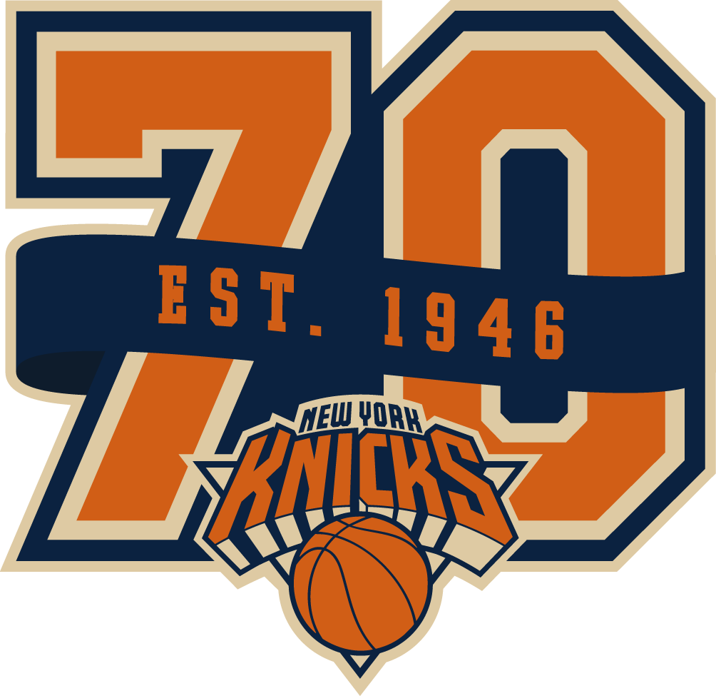 New York Knicks 2017 Anniversary Logo iron on transfers for T-shirts version 2